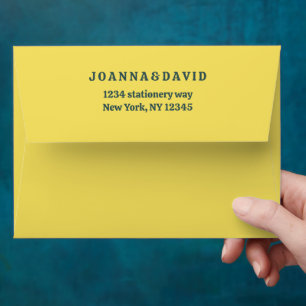 Minimalist Style   Retro Typewriter Address  Envelope