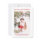 Minimalist Stylish Family Photo Christmas Card