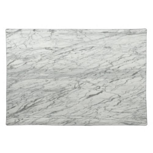 minimalist stylish modern chic grey marble cloth placemat