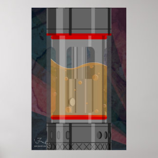 Minimalist sub tank poster