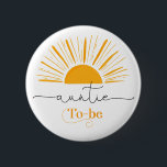 Minimalist sun Auntie to bee button<br><div class="desc">Minimalist sun Auntie to bee button
Matching items available.</div>