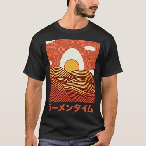 Minimalist Sunset Noodles by Tobe Fonseca T_Shirt