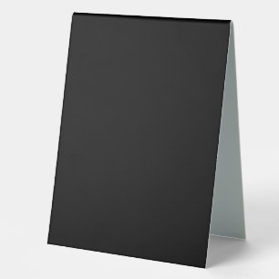 Minimalist Table Tent Sign Modern Event Display