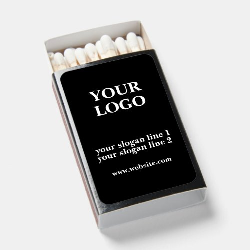 Minimalist Template Business Logo Promotional  Matchboxes