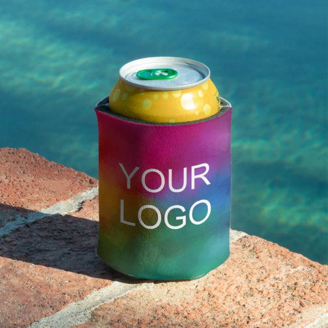 Minimalist Template Custom Business Company Logo Can Cooler (In Situ Pool)