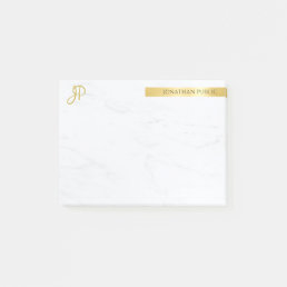 Minimalist Template Elegant Gold And Marble Modern Post-it Notes