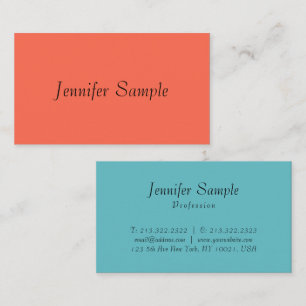 Minimalist Template Modern Elegant Professional Business Card