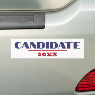 Minimalist Template USA 2024 President Election Bumper Sticker