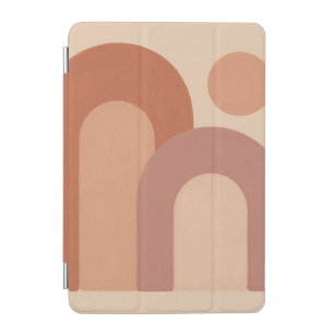 Minimalist Terracotta Arches Abstract iPad Mini Cover