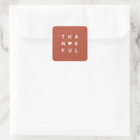 Minimalist Terracotta Copper Thanksgiving Holiday