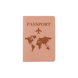 Minimalist Terracotta Travel Map Design Cover
