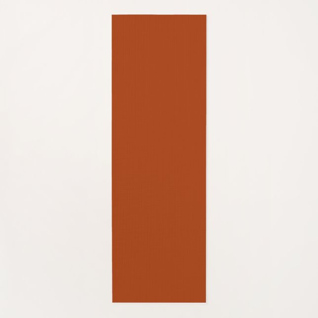 Minimalist Terracotta Yoga Mat  (Front)