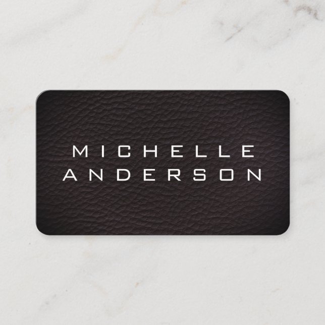 Minimalist Texture Business Card (Front)