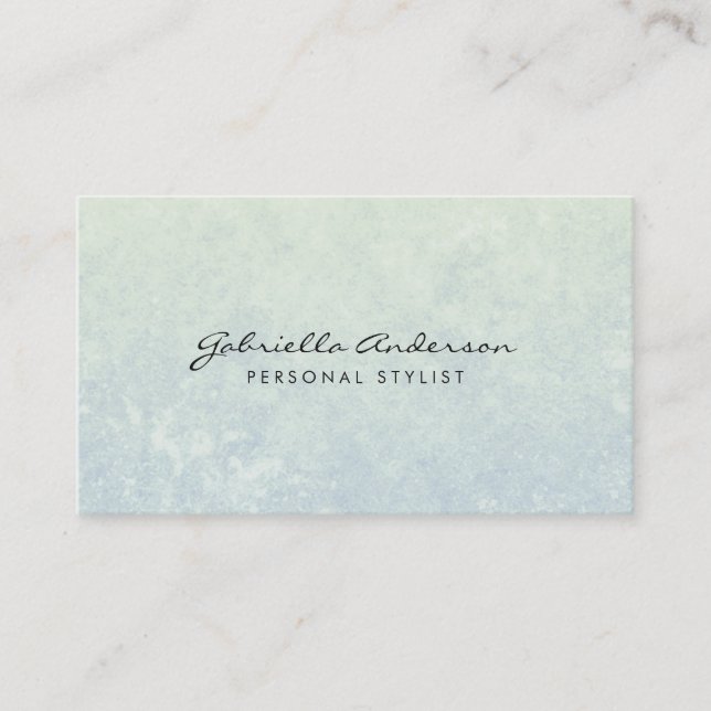 Minimalist Texture Business Card (Front)