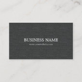 Minimalist Textured Grey Attorney Consultant Business Card (Front)