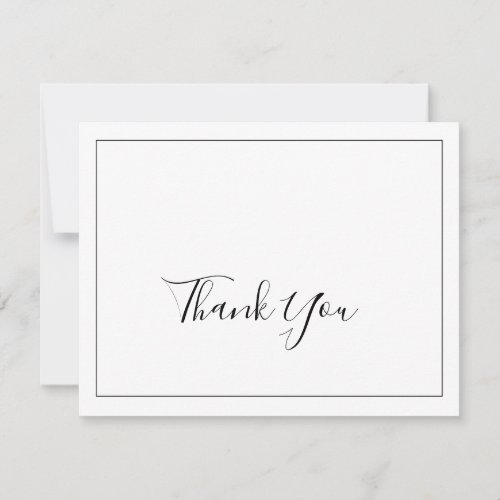 Minimalist Thank You Card