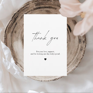 Minimalist Thank You Card