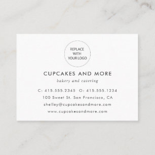 Minimalist Thank You Small Business Card Editable
