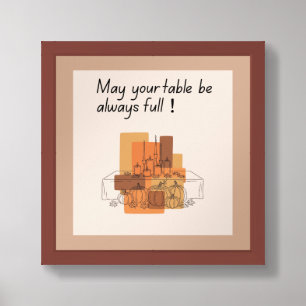  Minimalist Thanksgiving Quote Poster – “May cust