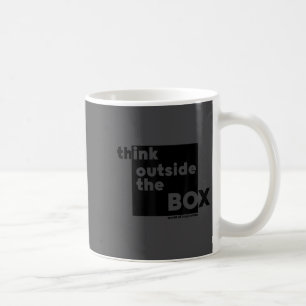 Minimalist Think Outside The Box  Coffee Mug