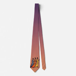 Minimalist Three Wise Men Neck Tie