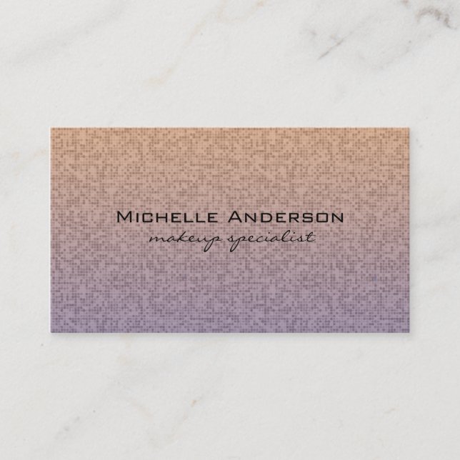 Minimalist Tiles Business Card (Front)