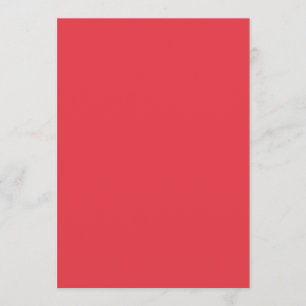 Minimalist Tomato Red Flat Menu – Customizable