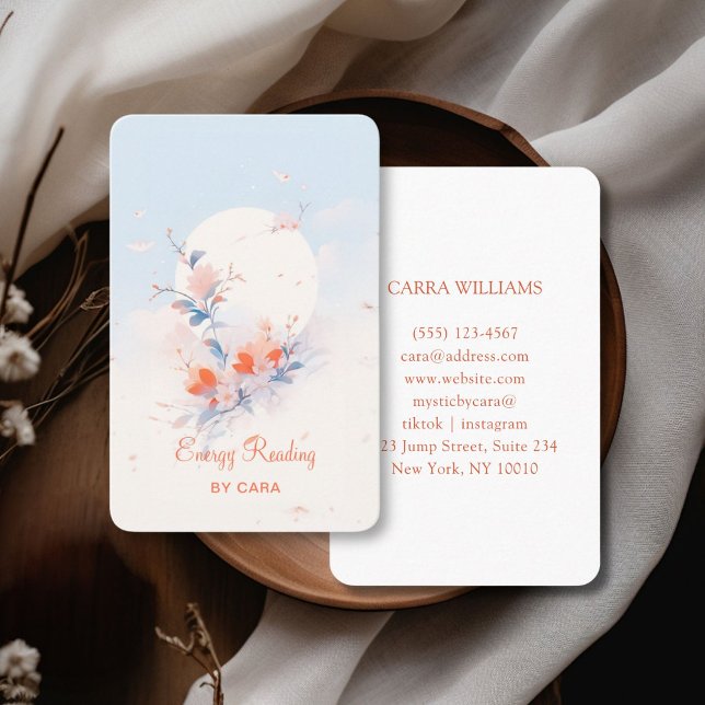 Minimalist, Traditional Chinese Business Card (Minimalist, Traditional Chinese Business Card Watercolor.)