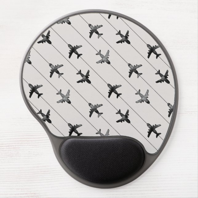 Minimalist Travel Lover Gel Mouse Pad (Front)