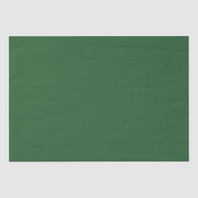 Minimalist Tree Green Tissue Paper (Front)