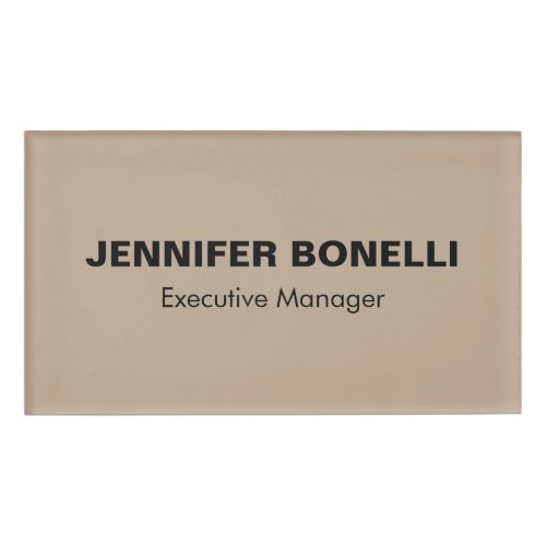 Minimalist trendy personalized customized name name tag