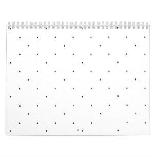 Minimalist Triangle Pattern File Folder Set Calendar