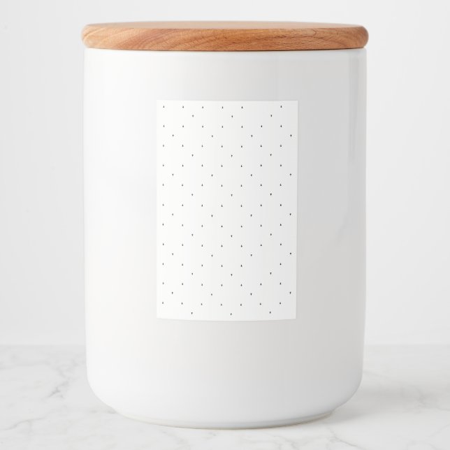 Minimalist Triangle Pattern File Folder Set Food Label (Front)