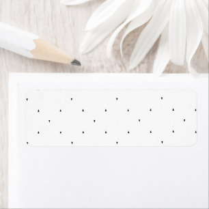 Minimalist Triangle Pattern File Folder Set Label