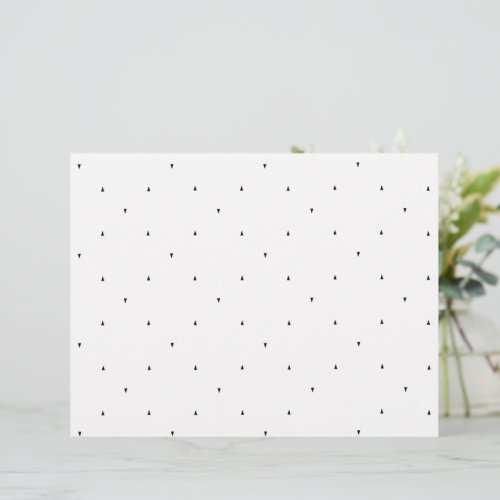 Minimalist Triangle Pattern File Folder Set Letterhead