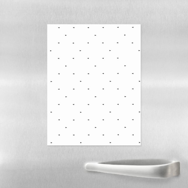 Minimalist Triangle Pattern File Folder Set Magnetic Dry Erase Sheet (In Situ)