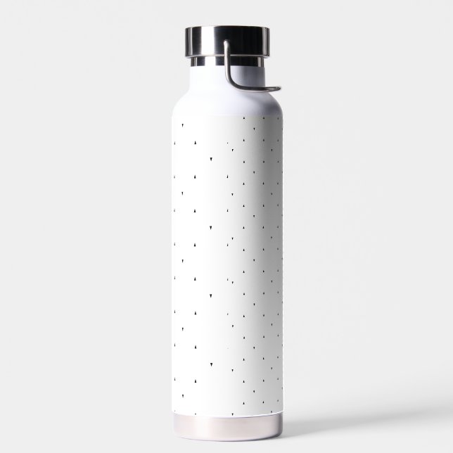 Minimalist Triangle Pattern File Folder Set Water Bottle (Left)
