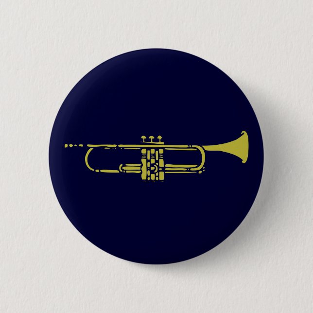 Minimalist Trumpet Button (Front)