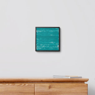 Minimalist Turquoise Watercolor Texture Peel And Stick Photo Tile