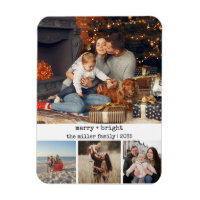 Minimalist typewriter Christmas photo merry