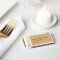 Minimalist typewriter kraft color wedding favors
