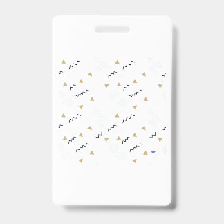 Minimalist Typography and Abstract Patterns Profes Badge