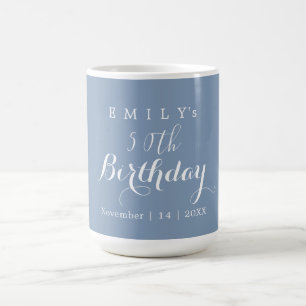 Minimalist Typography Birthday Party Design  Coffee Mug