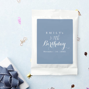 Minimalist Typography Birthday Party Design  Margarita Drink Mix