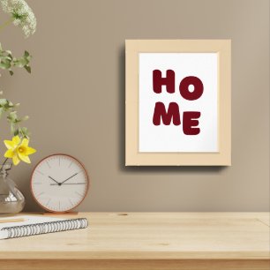 Minimalist Typography Home Decor Entryway Wall Art