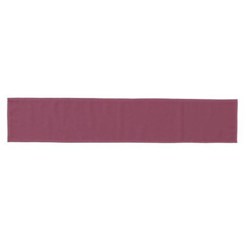 Minimalist Uni_colored Dark Purple Medium Table Runner