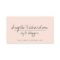 Minimalist Unique Handwritten Blogger Peach
