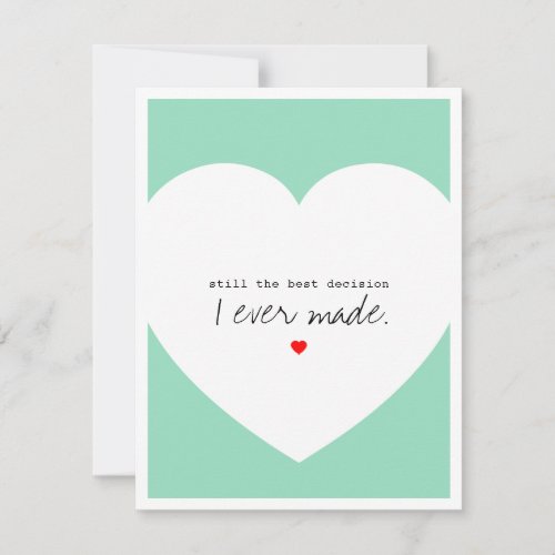 Minimalist Valentines Card