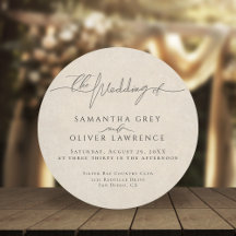 Minimalist Vintage Boho Wedding Invitation