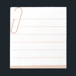 Minimalist Vintage Lined Cool Notepad<br><div class="desc">Minimalist Vintage Lined Cool Notepad</div>